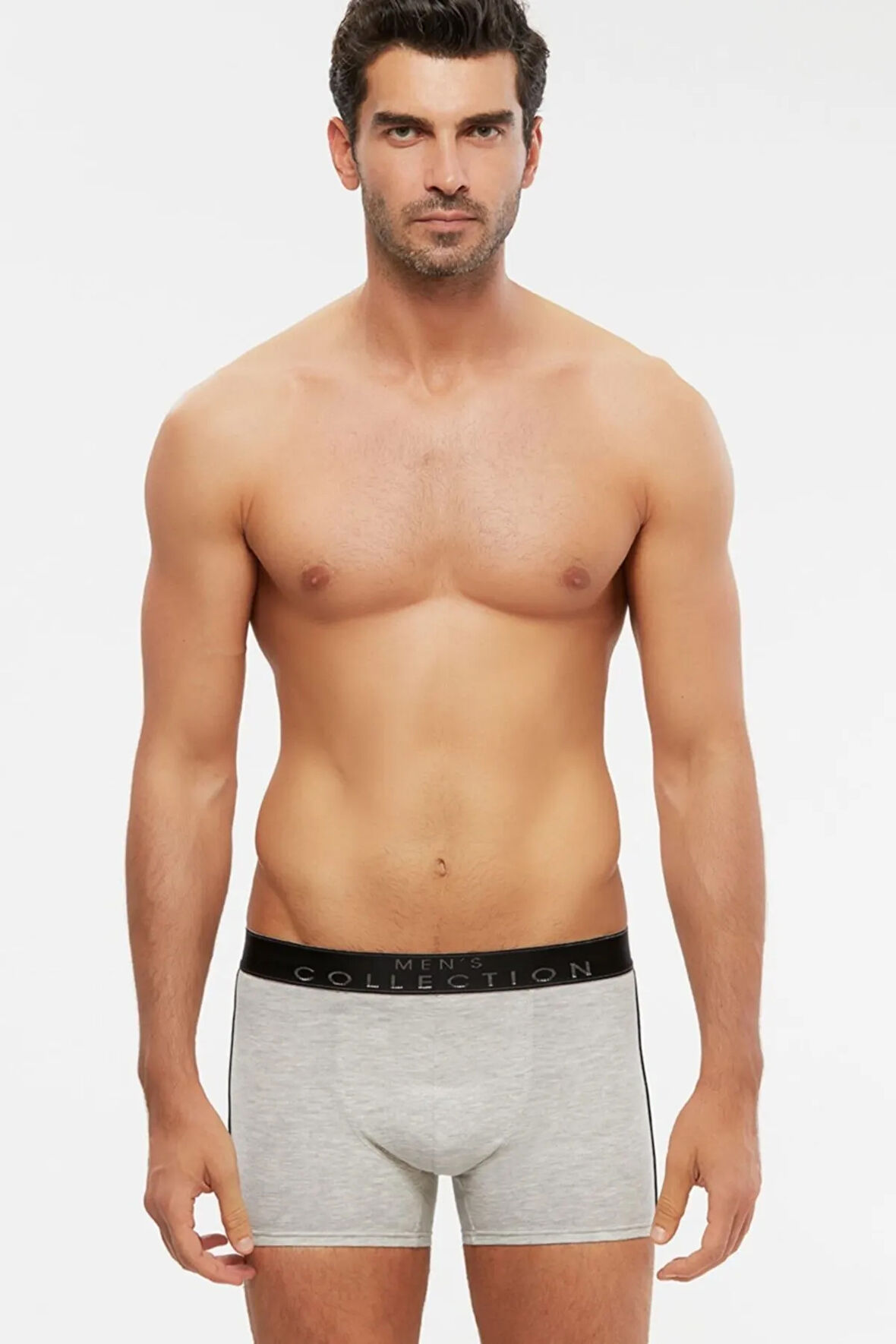 Erkek Gri Compact Sport 2 Li Boxer
