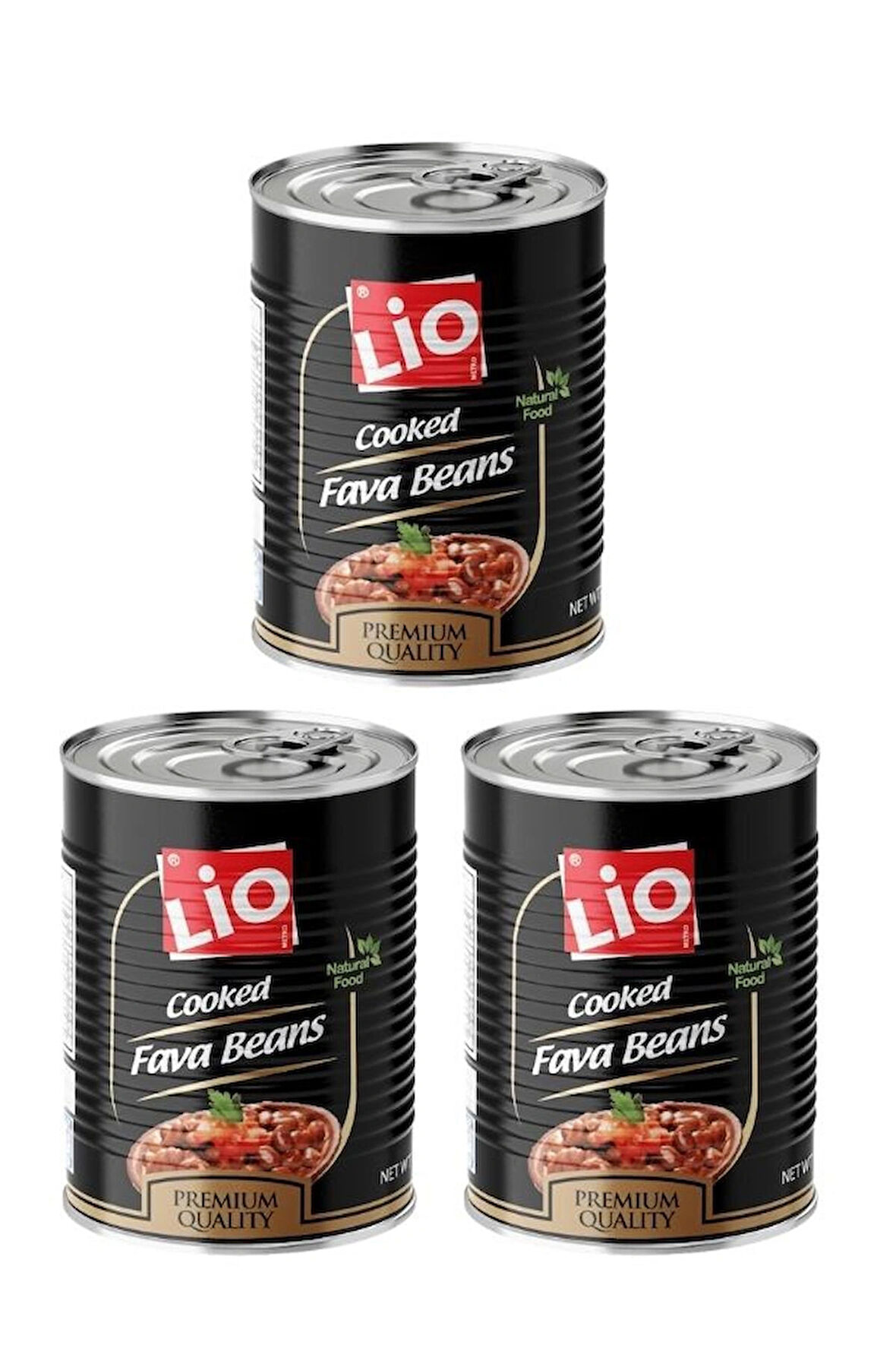 LİO SADE BAKLA KONVERVESİ 400GR X3