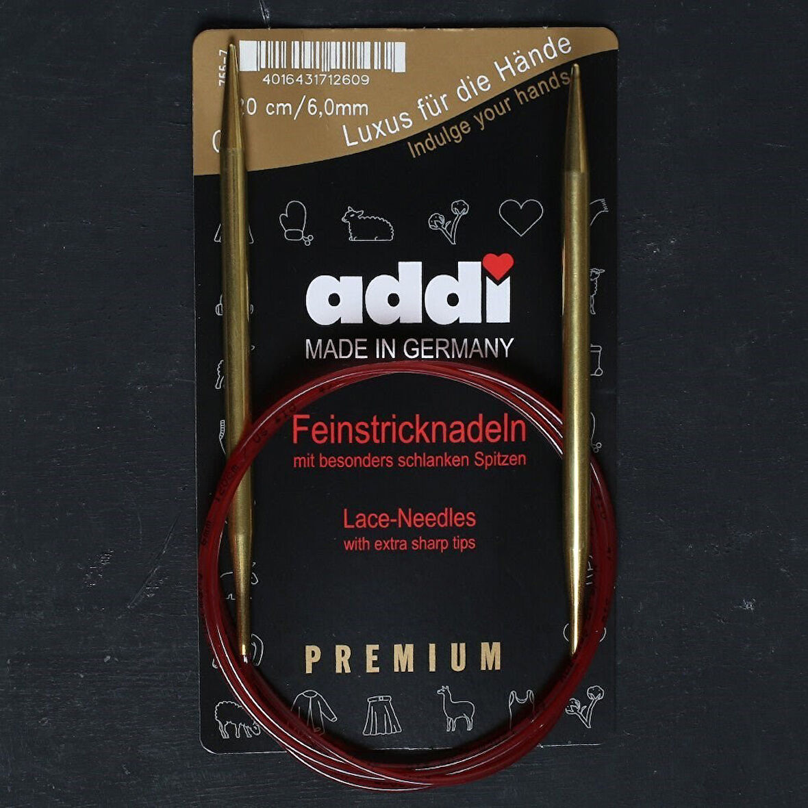 Addi 6 mm 120 cm Misinalı Dantel Şişi - 755-7