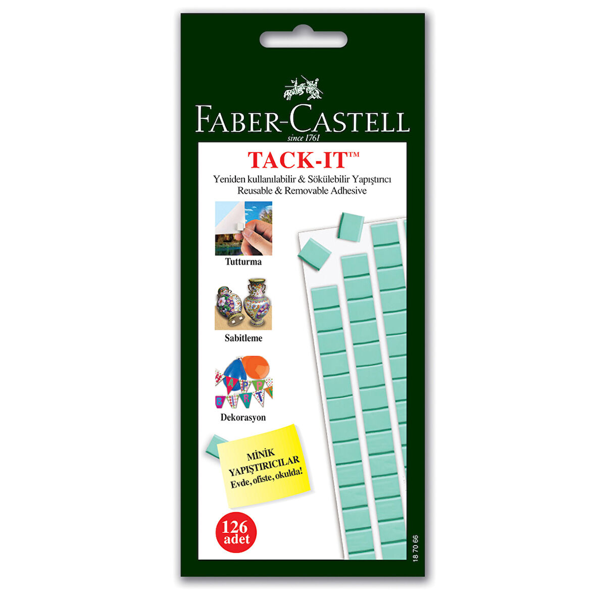 Faber Castell Tack-it Hamur Yapıştırıcı 75 gr Yeşil