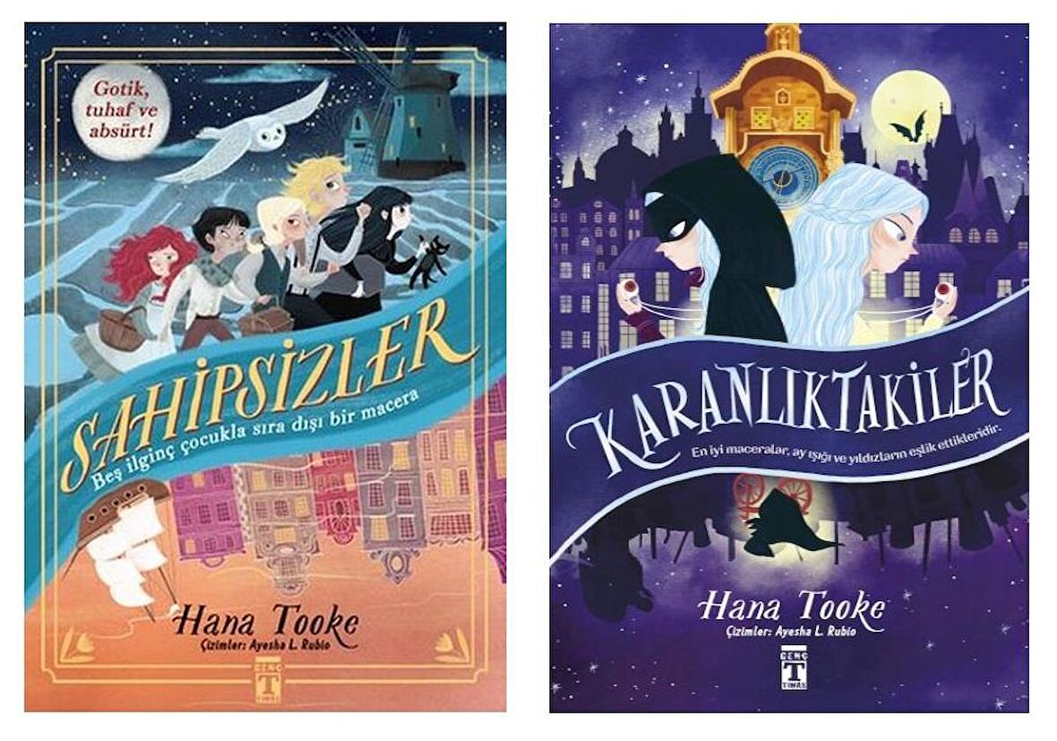 Hana Tooke Sahipsizler + Karanlıktakiler (2 Kitap)