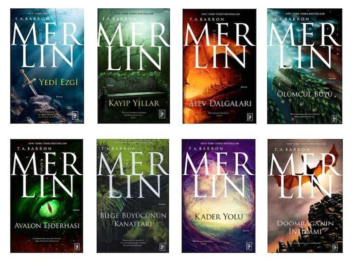 T. A. Barron Merlin Set (8 Kitap)
