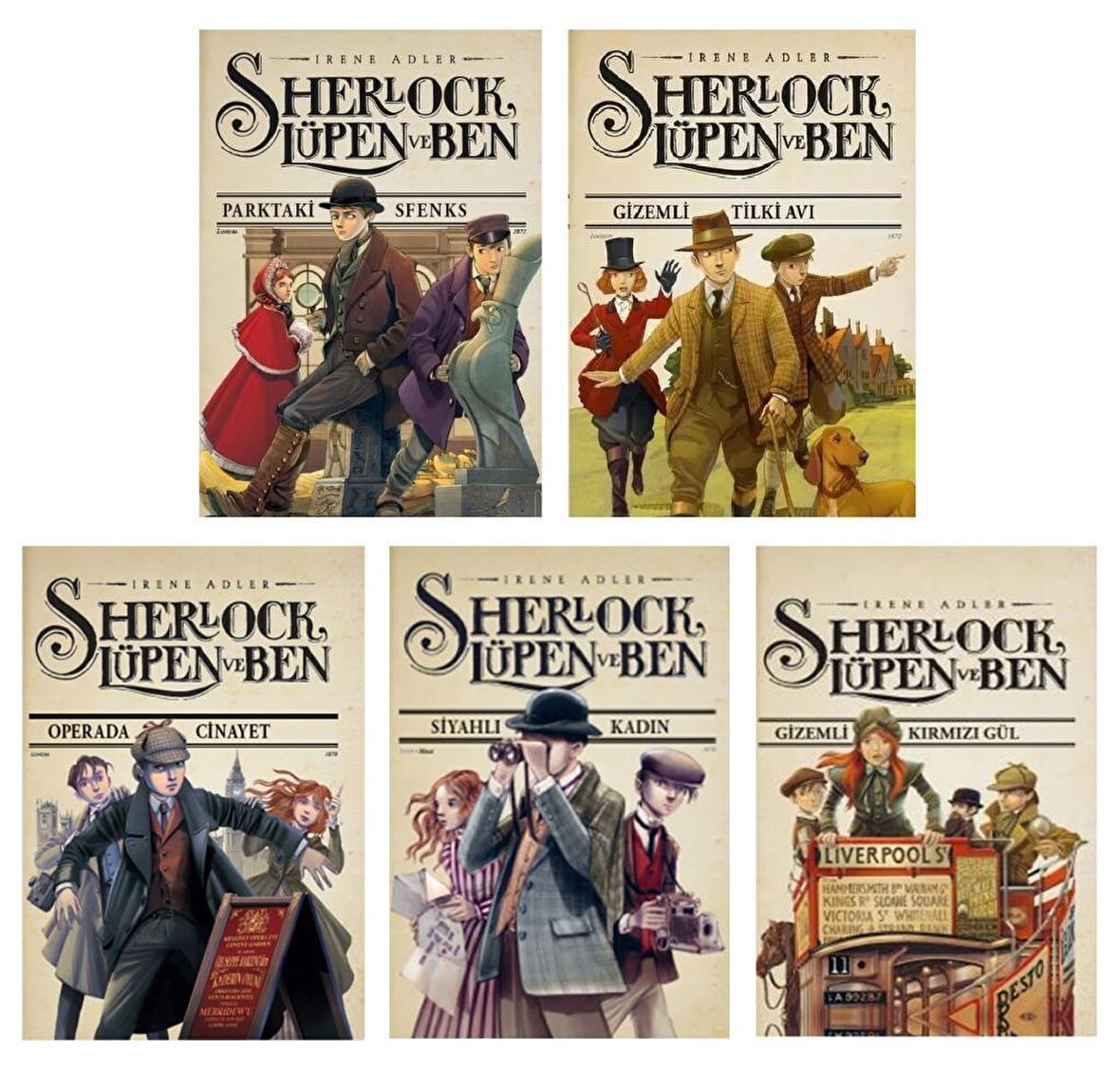 Sherlock, Lüpen ve Ben Seti 5 Kitap Ciltsiz