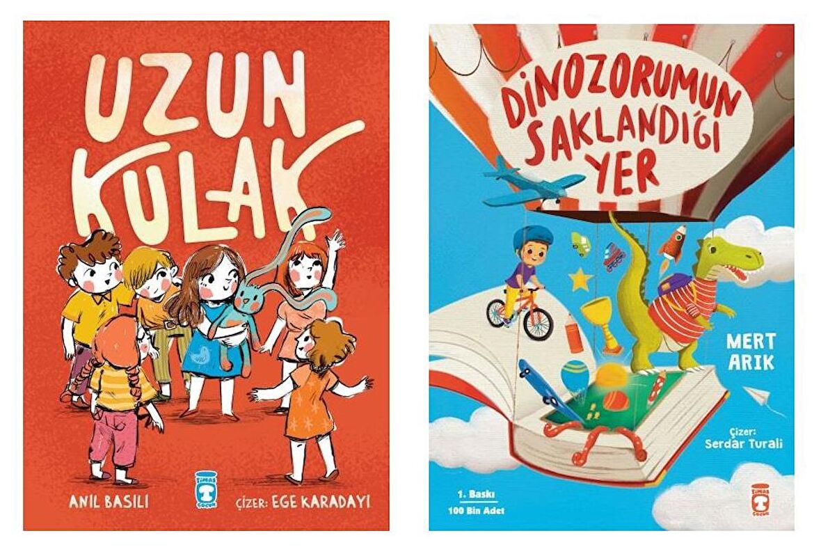 Dinozorumun Saklandığı Yer + Uzun Kulak (2 Kitap)