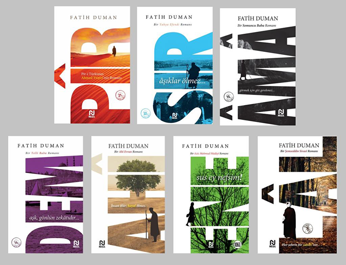 Fatih Duman Roman Seti 7 Kitap (Ene -Ahi -Dem -Pir -Lal -Ama -Sır)