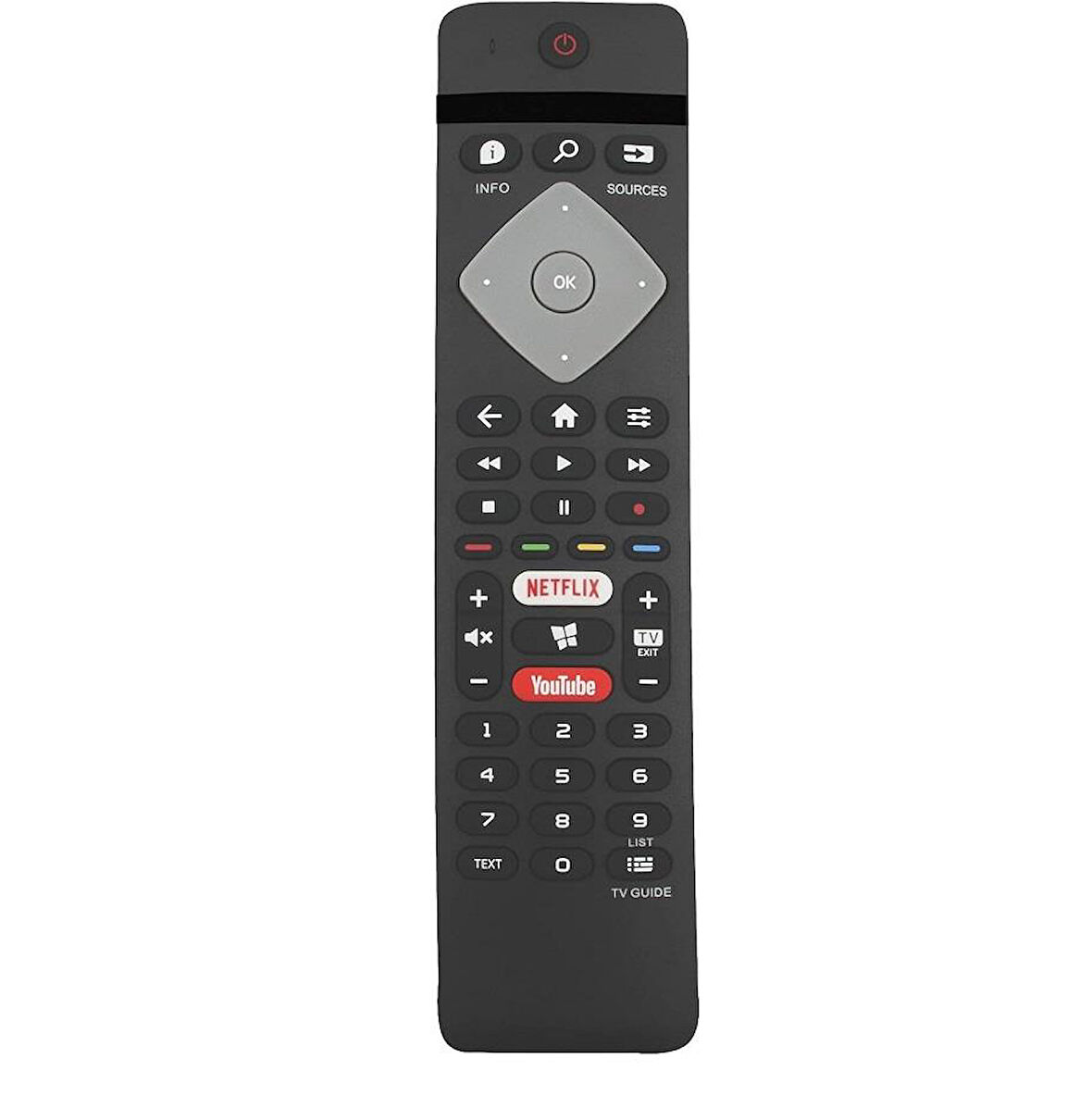 Philips 65PUS6504/12 İle Uyumlu 4K Smart Tv Kumandası