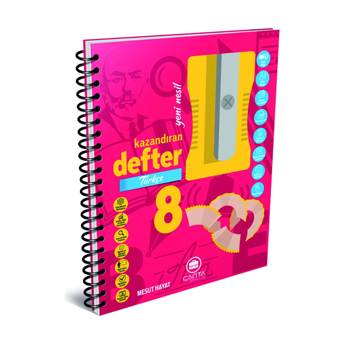 8. Sınıf Türkçe + Matematik Kazandıran Defter