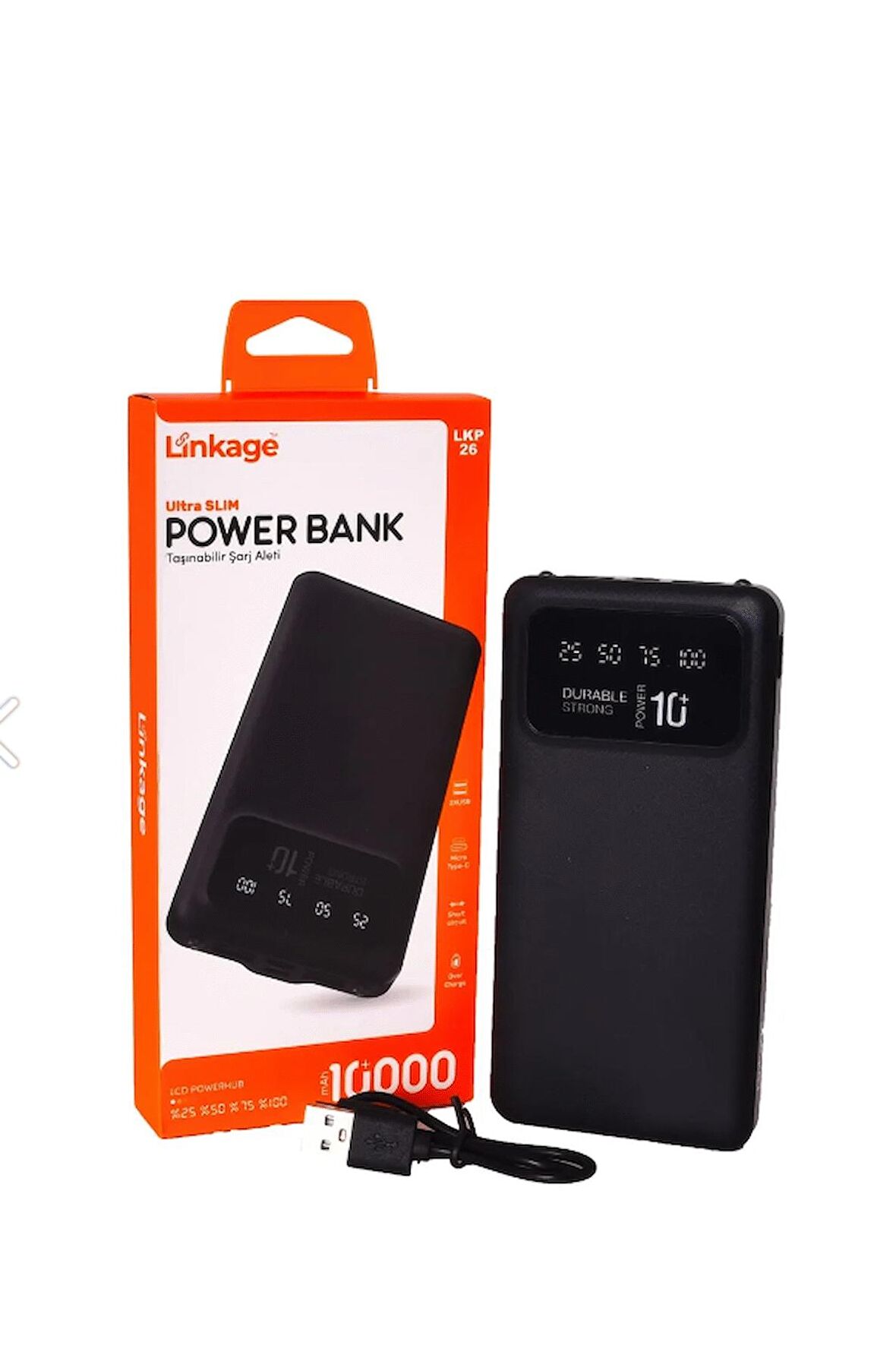 LKP26 10000 mAh Hızlı Şarj Powerbank