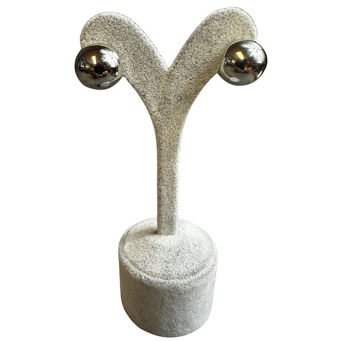 Uretti - İREM 3914 Tombul Tasarımlı Minimal Küpe