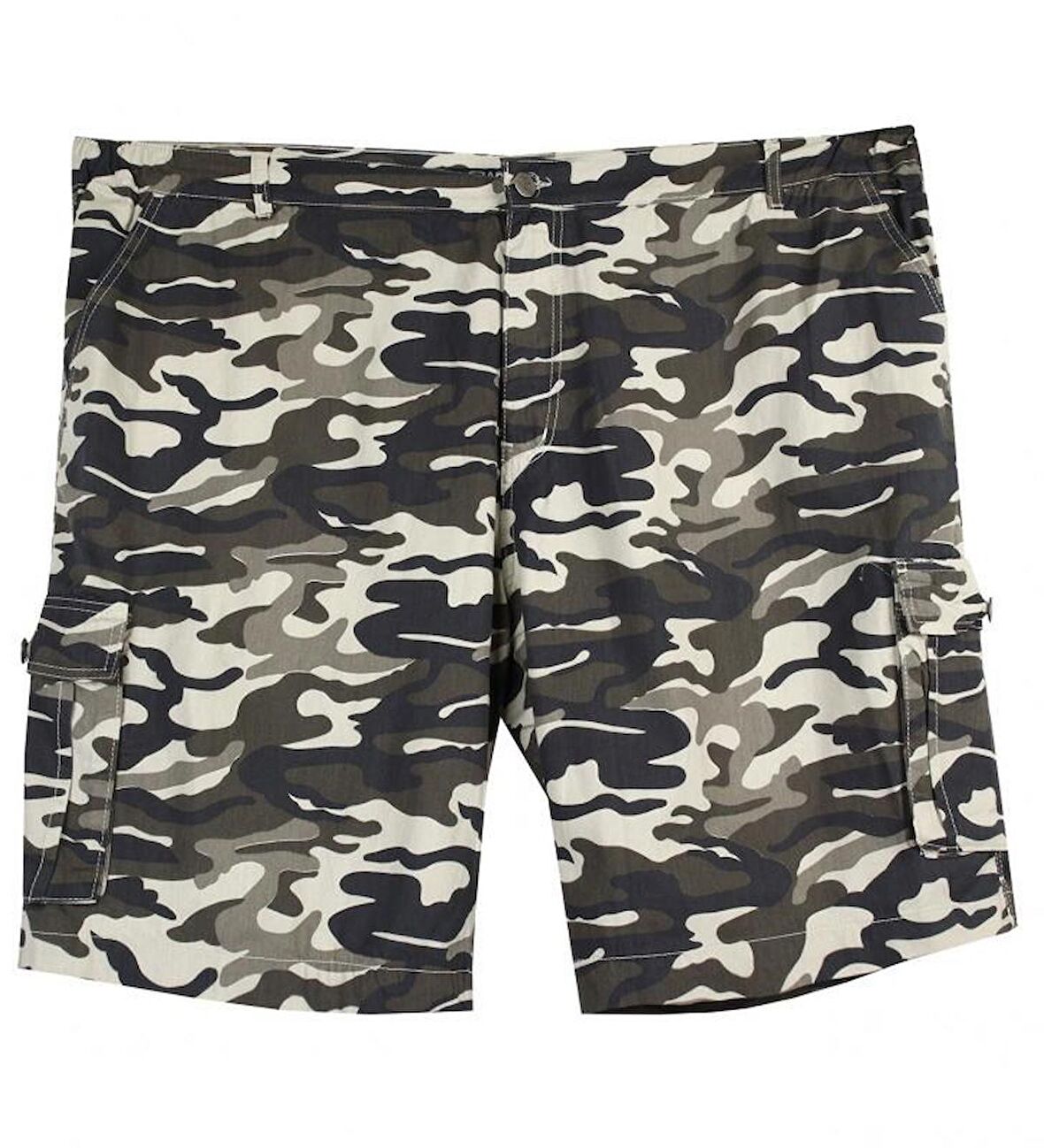 Erkek Büyük Beden Kısa Kamuflaj Şort 10XL-11XL