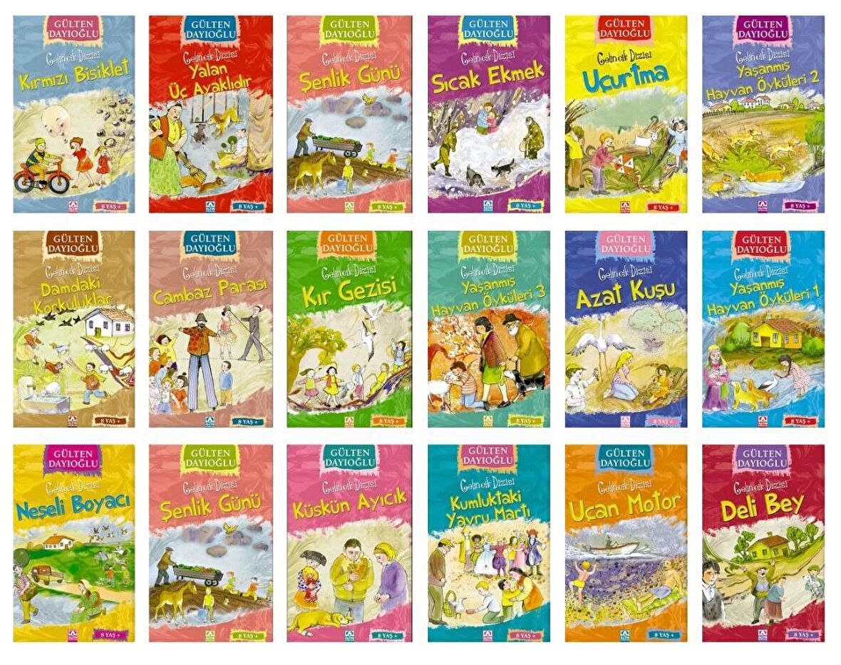 Gülten Dayıoğlu Gelincik Serisi 17 Kitap Tam Set