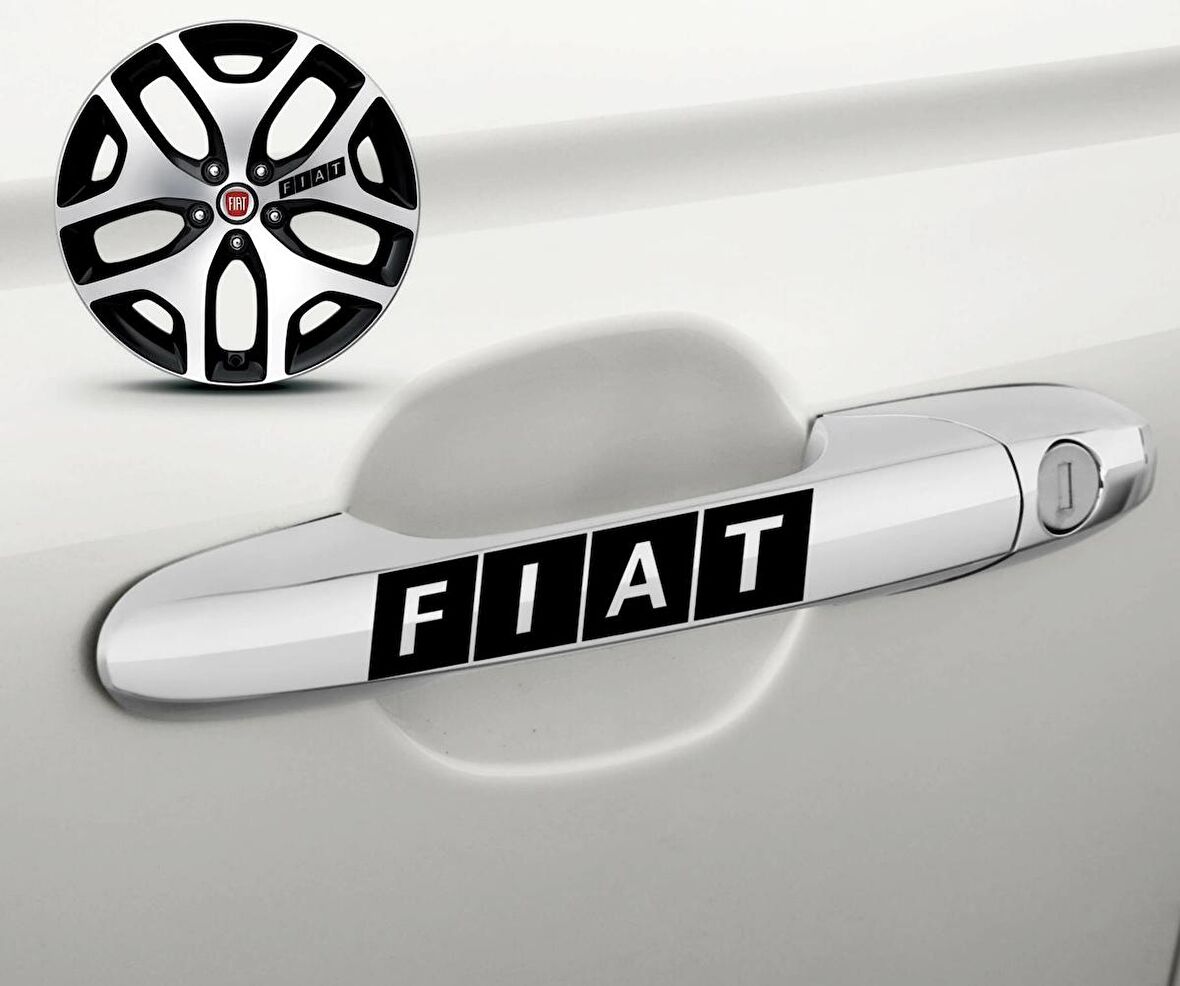 F iat Kapı Kolu Sticker 10Adet