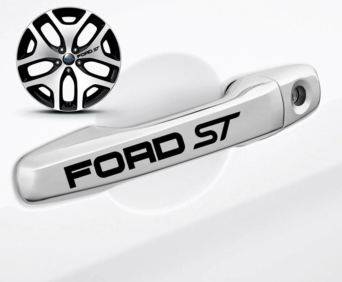 St Kapı Kolu Sticker 10Adet