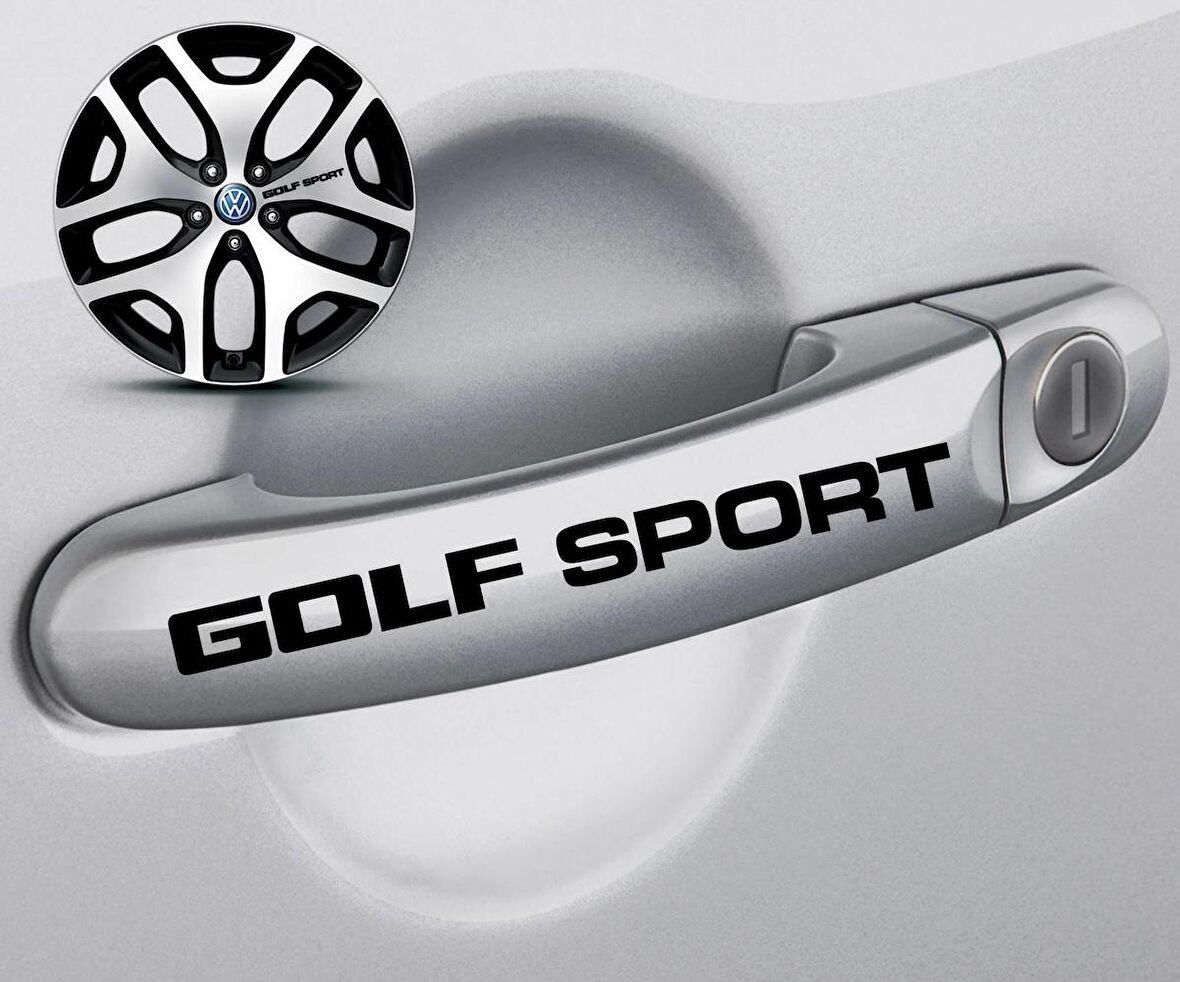 Golf Sport Kapı Kolu Sticker 10Adet