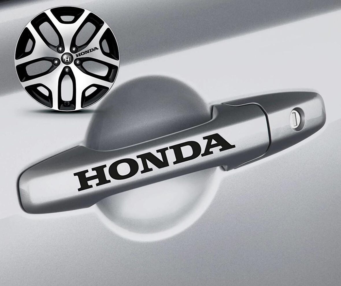H onda Kapı Kolu Sticker 10Adet