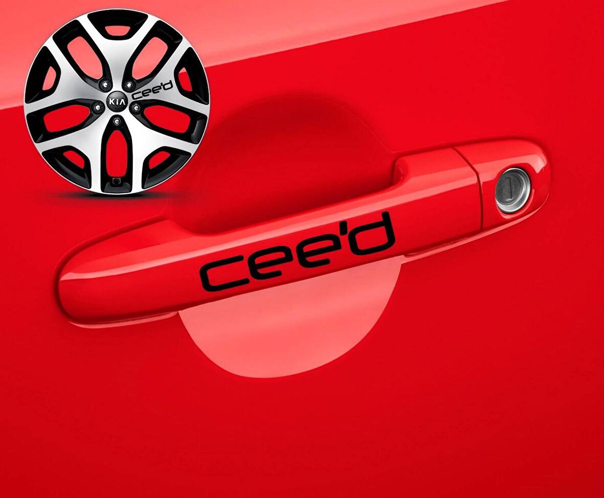 Ceed Kapı Kolu Sticker 10Adet