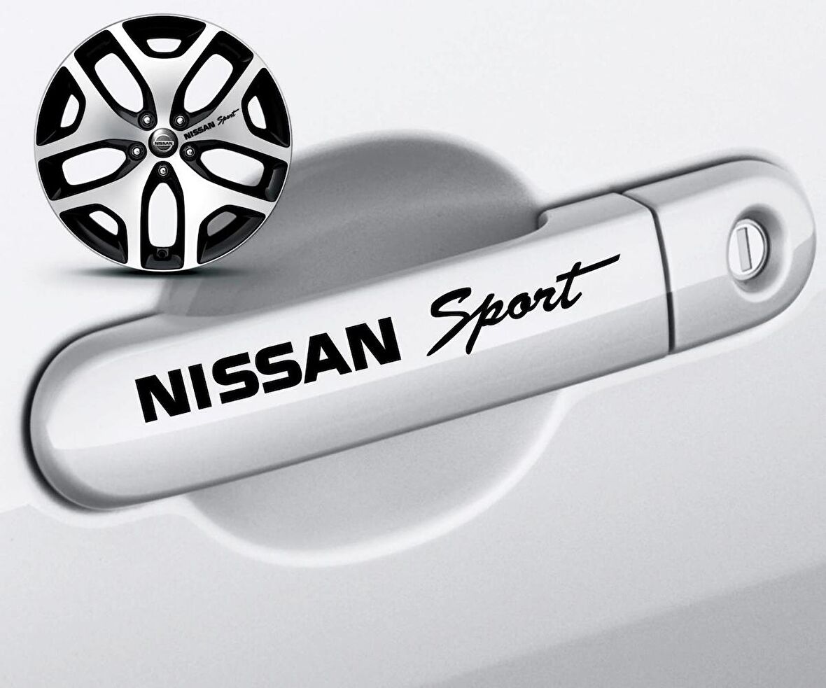 N issan Sport Kapı Kolu Sticker 10Adet