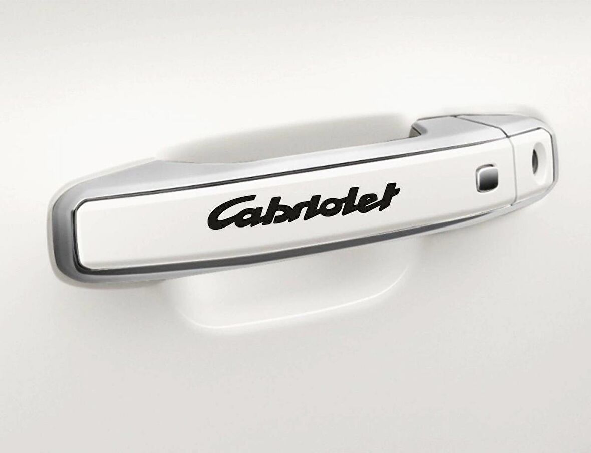 Cabriolet Kapı Kolu Sticker 10Adet