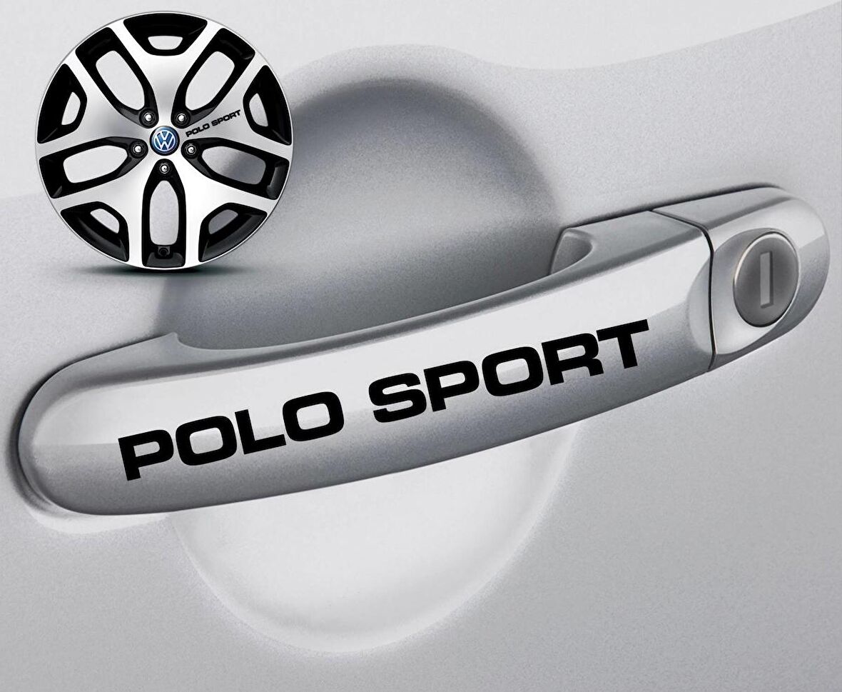 Polo Sport Kapı Kolu Sticker 10Adet