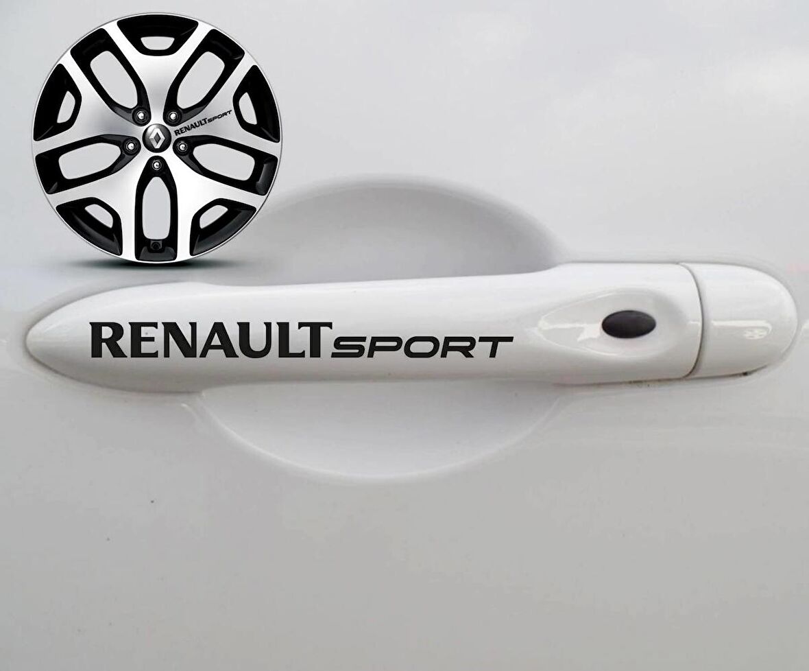 R enault Sport Kapı Kolu Sticker 10Adet MD5