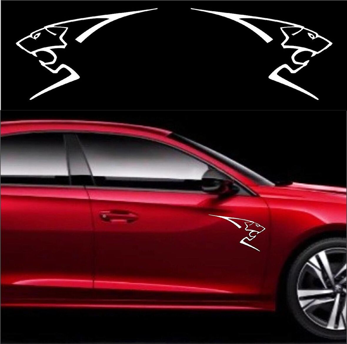 Lemans Lion sticker seti 2 adet 2