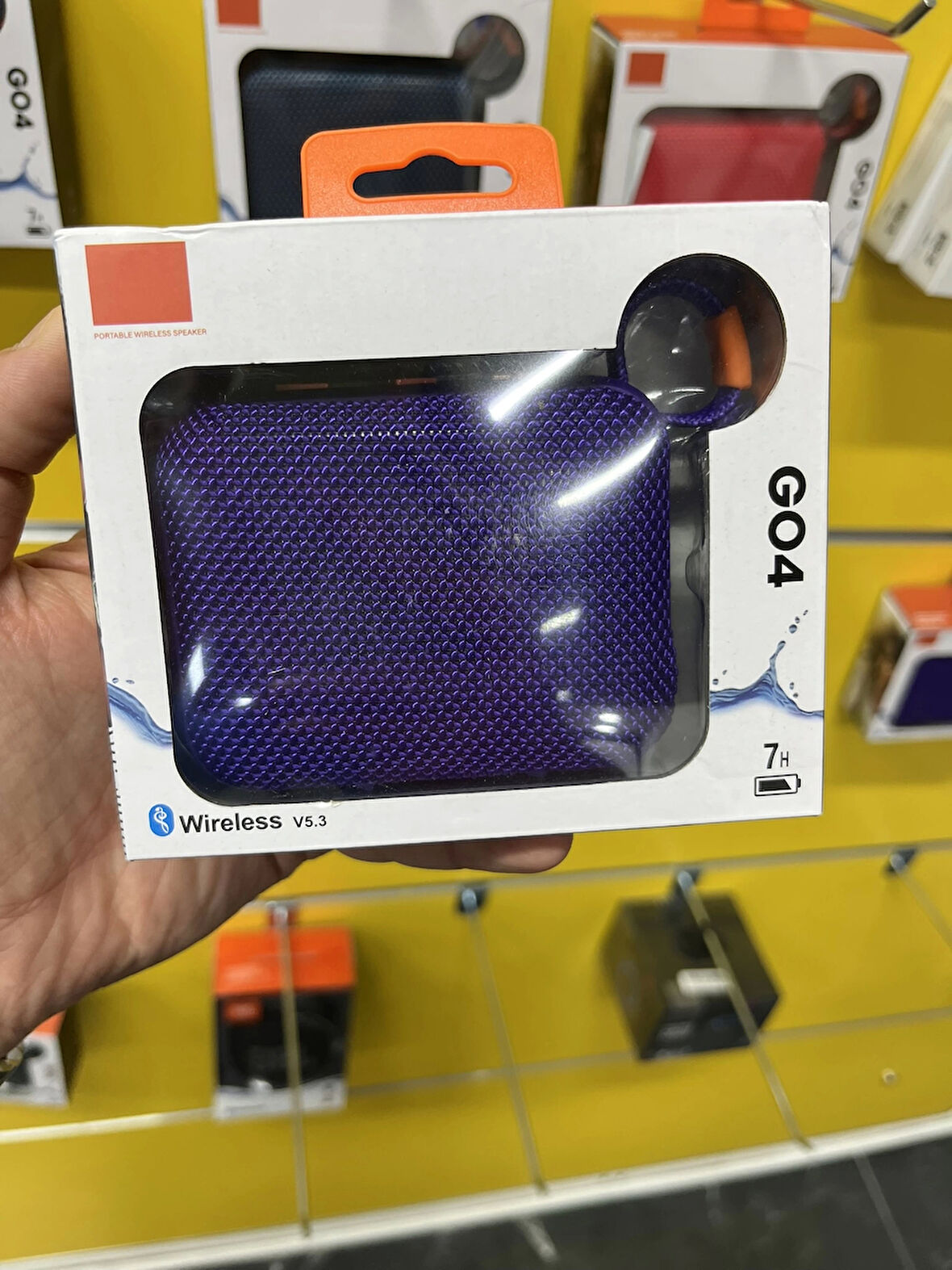 Go4 Bluetooth Hoparlör Mor Ses Bombası 7 Saat Dinleme Süresi