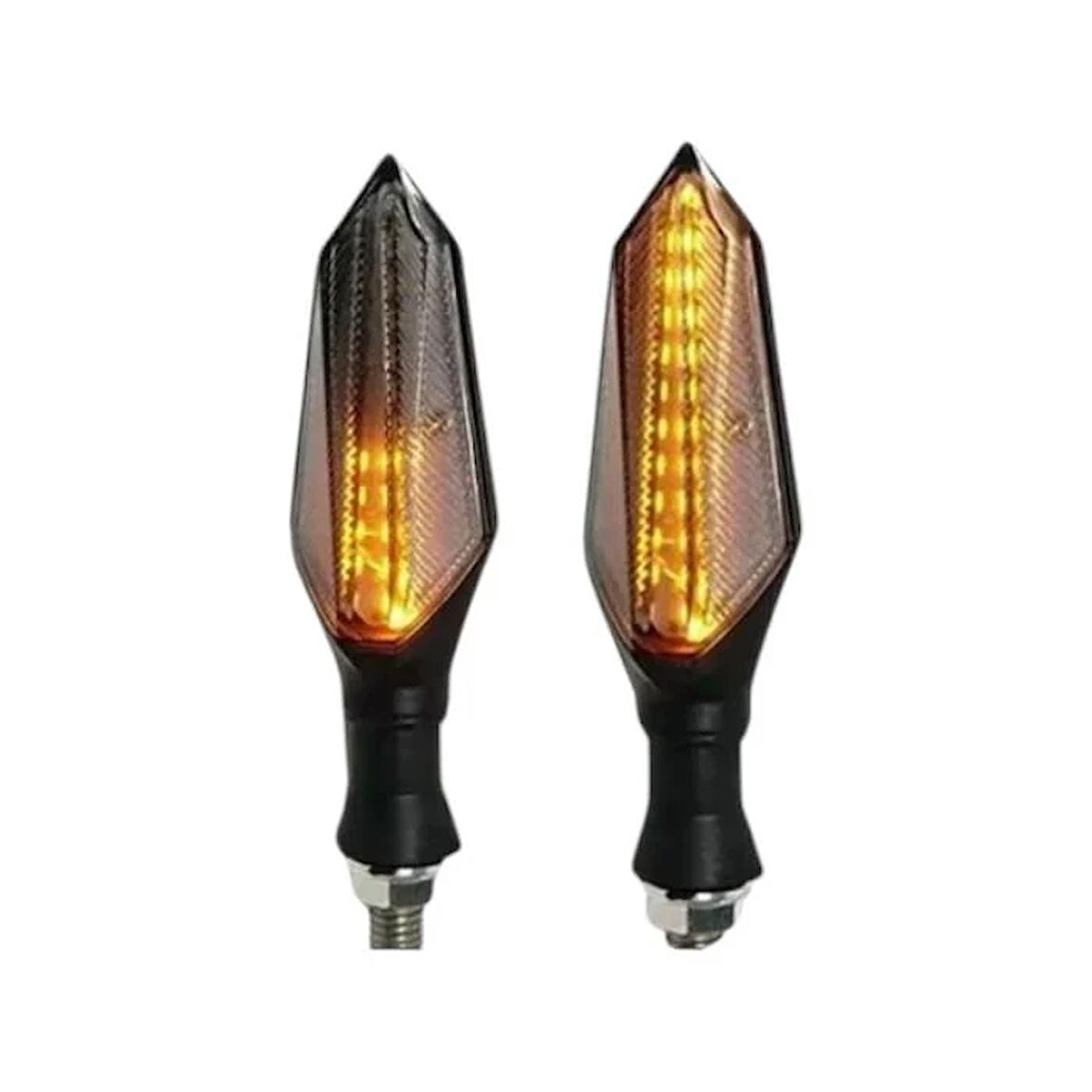 Motobir Sinyal Takımı Kayan Led Sarı Parklı Mavi Universal