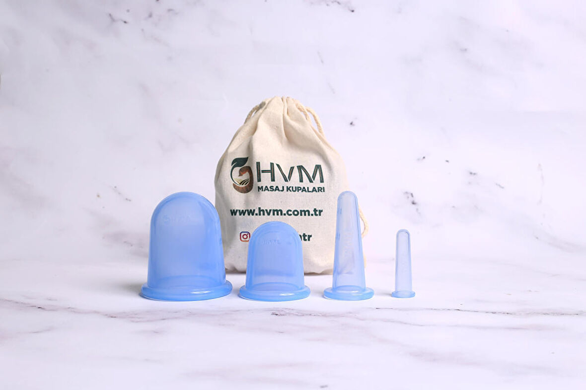 HVM SİLİKON MASAJ KUPASI 4' lü Set
