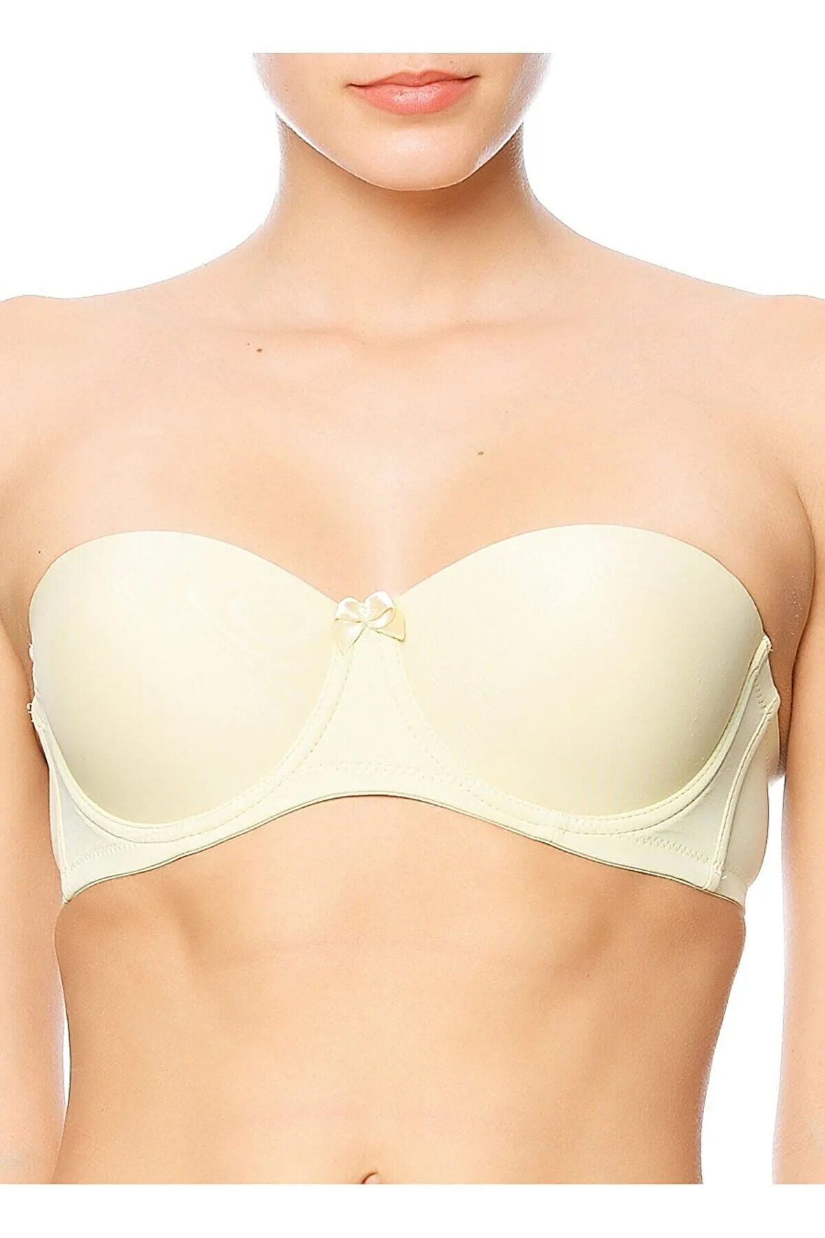 Kadın Destekli Push-up Straplez Sütyen 75-95b