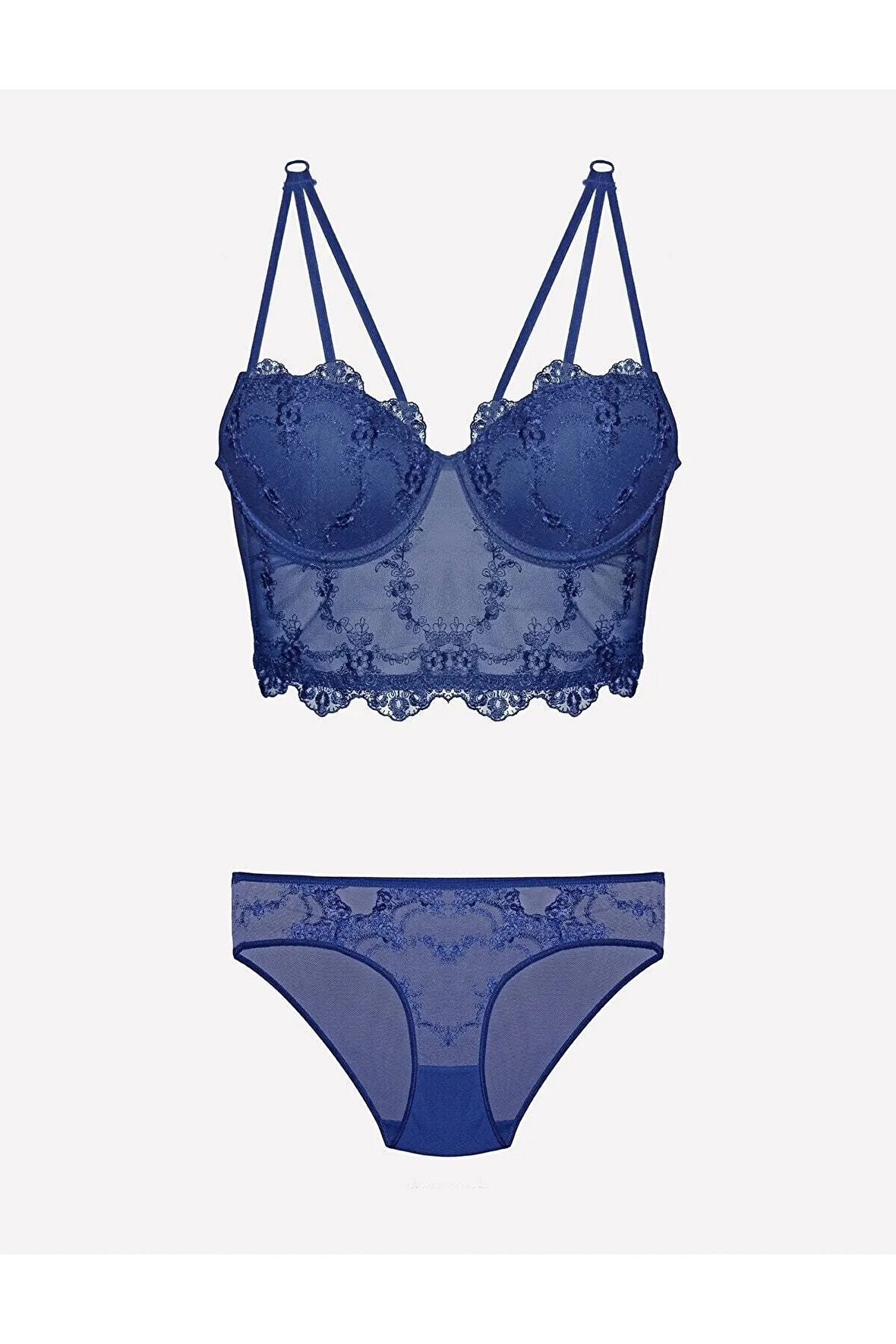 Kadın Destekli Push-up Sütyen Ve Külot Takım