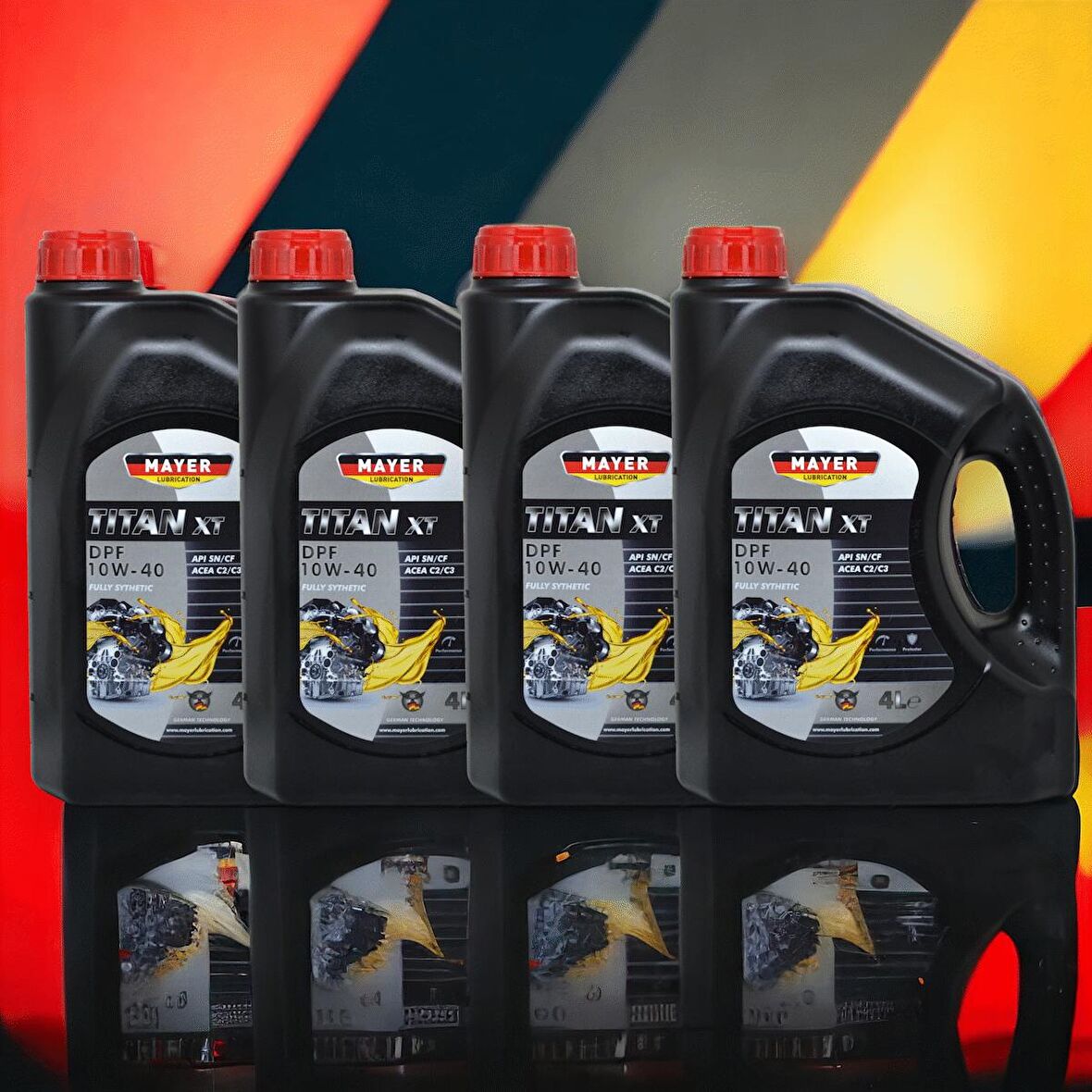 TİTAN XT DPF 10W-40 Motor Yağı 4 Litre 4 Adet