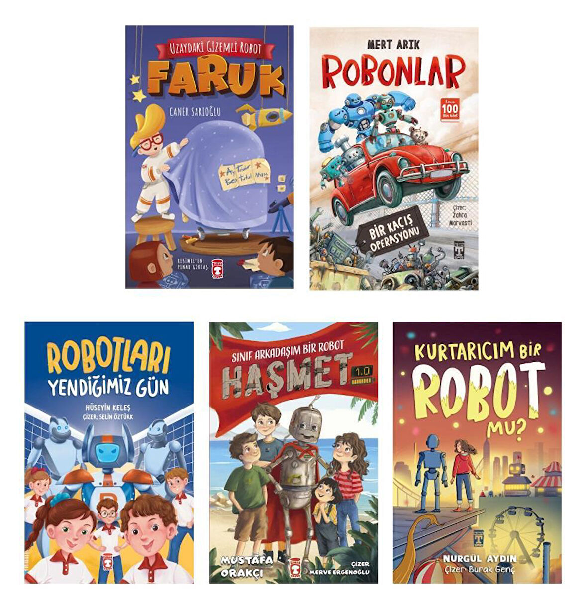 Robotlar Robonlar Hikaye Seti 5 Kitap