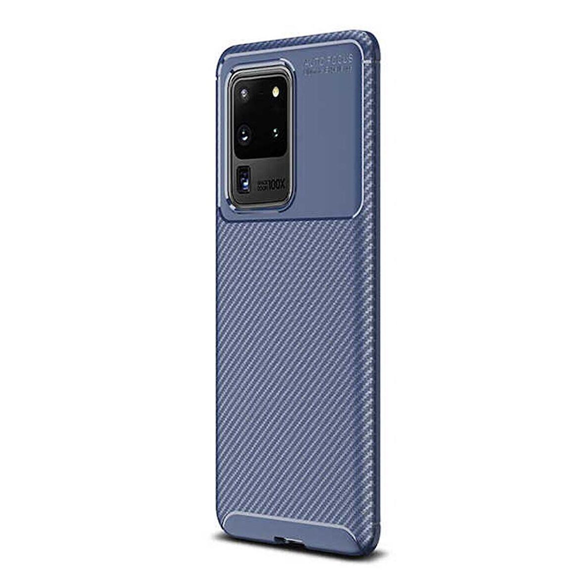 Gpack Samsung Galaxy S20 Ultra Kılıf Negro Karbon Dizayn Silikon