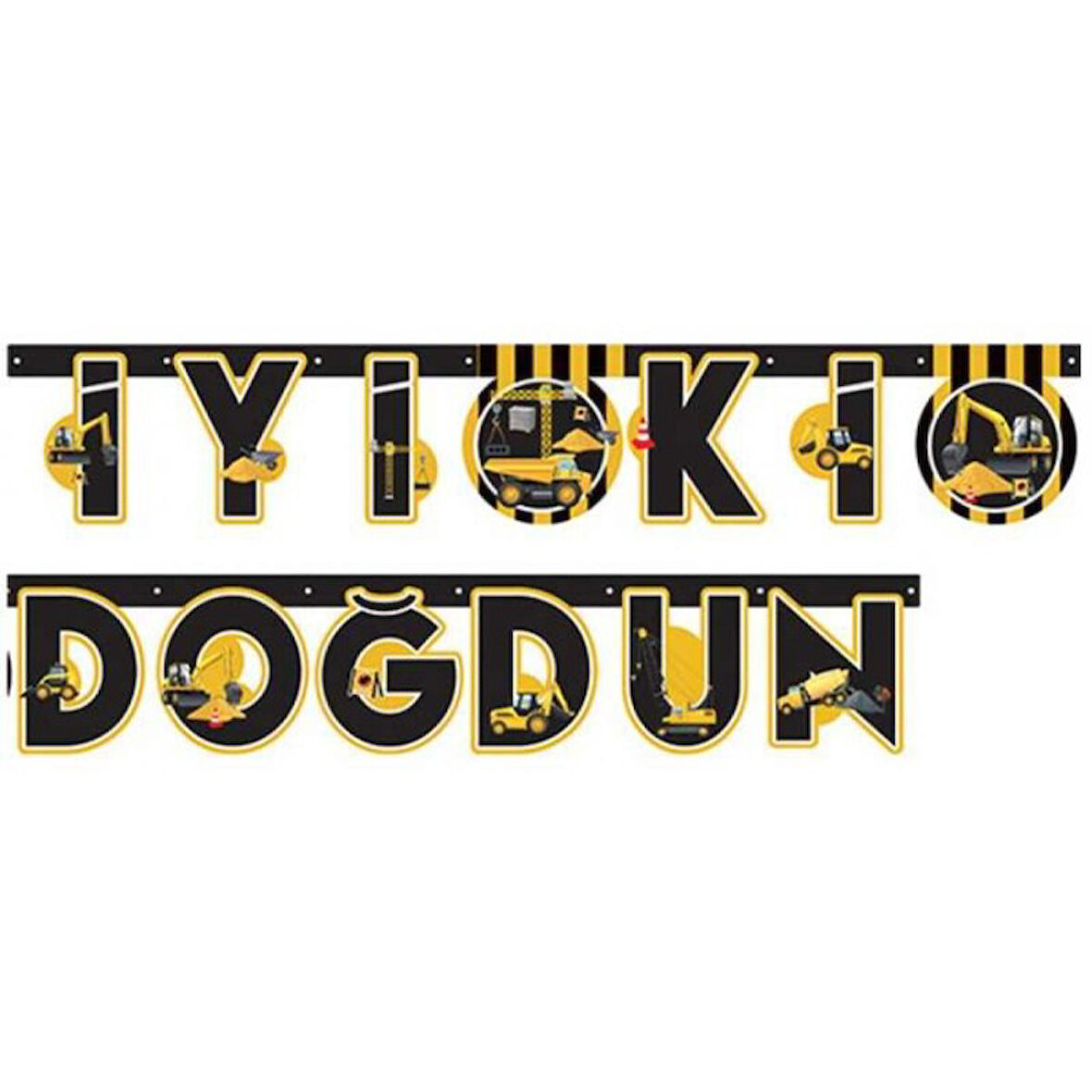 İnşaat İyi Ki Doğdun Uzar Yazı Banner