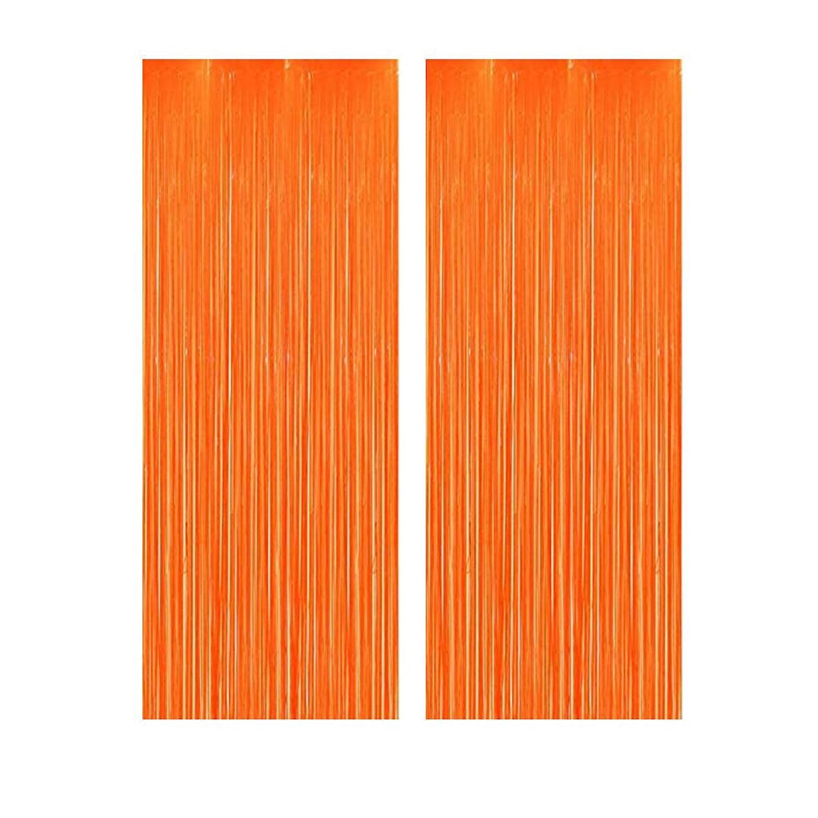 Mat Turuncu Arka Fon Süs 1 Adet 100x200 cm