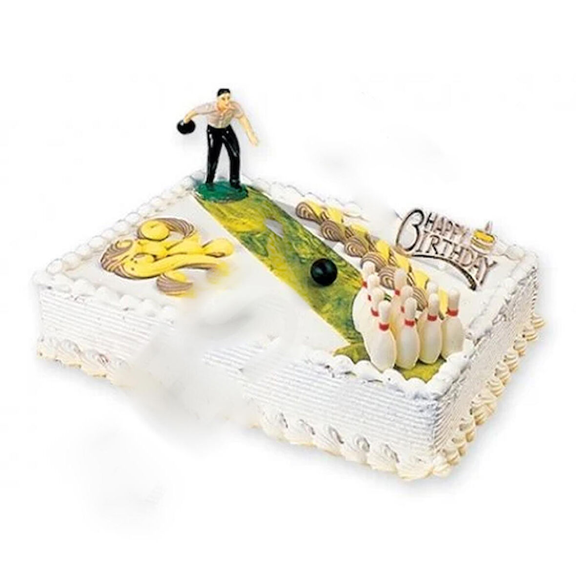 Bowlıng Pasta Üstü Süsü Oyuncak Seti 13 Parça