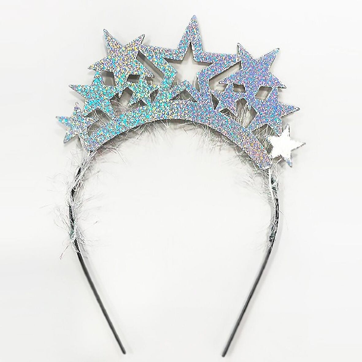 Yıldız Gümüş Metal Taç