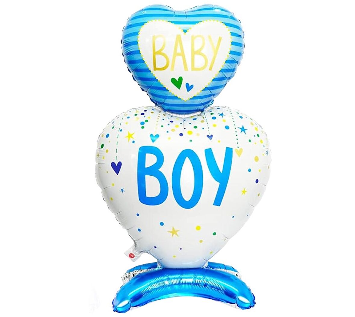 Ayaklı Baby Girl Mavi Folyo Balon 110x65 cm