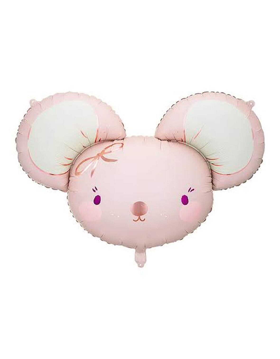 Pembe Fare Folyo Balon 68x59 cm