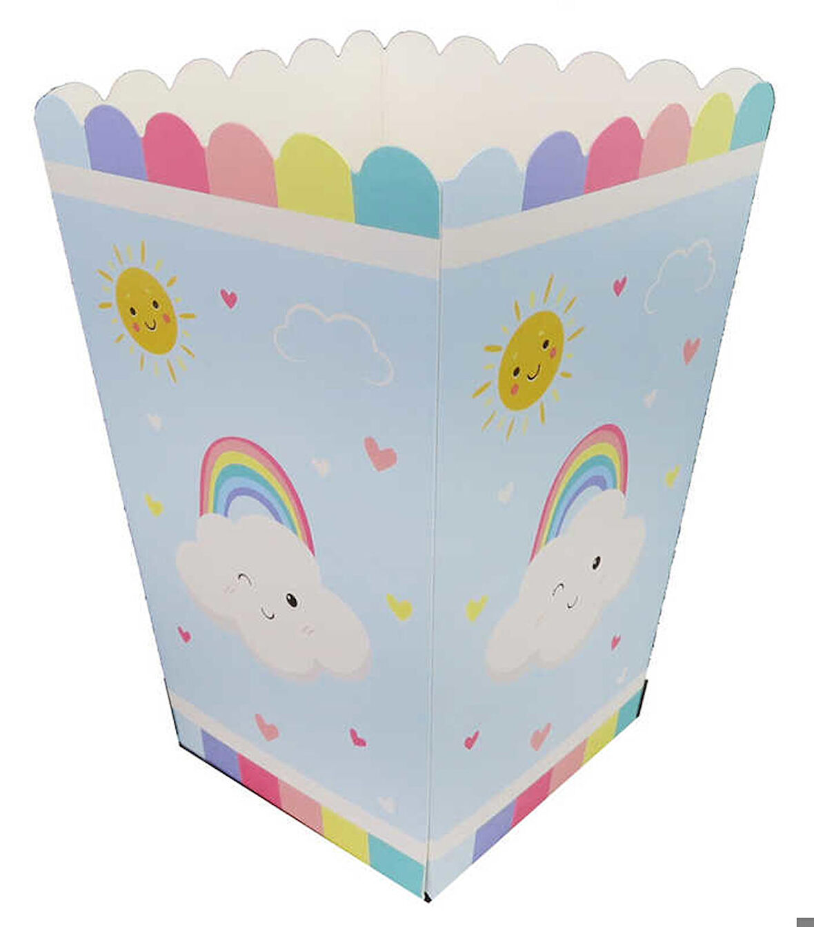 Gökkuşağı Temalı Mısır Kutusu 8 Adet