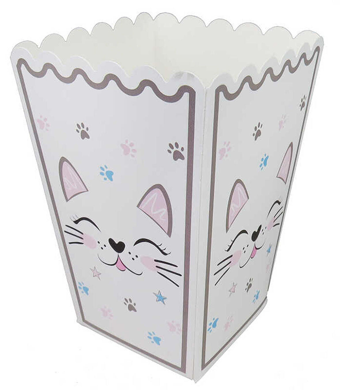 Sevimli Kedi Temalı Mısır Kutusu 8 Adet