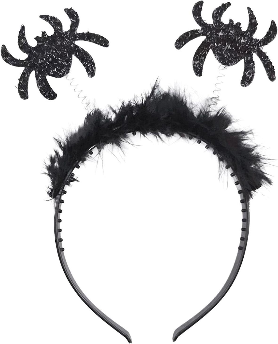 Halloween Taç Örümcek Figürlü Siyah