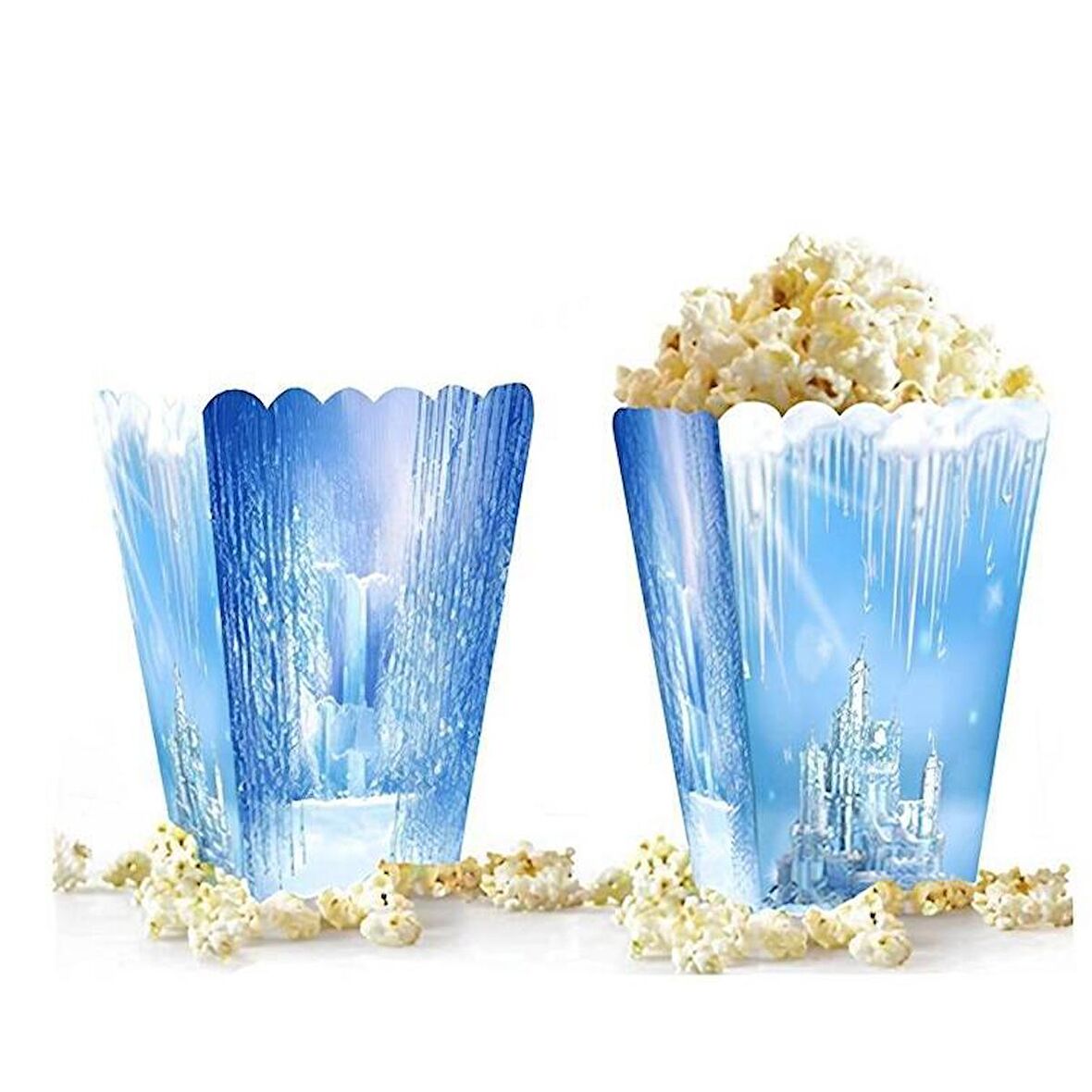 Karlar Ülkesi Temalı Mısır Kutusu 8 Adet