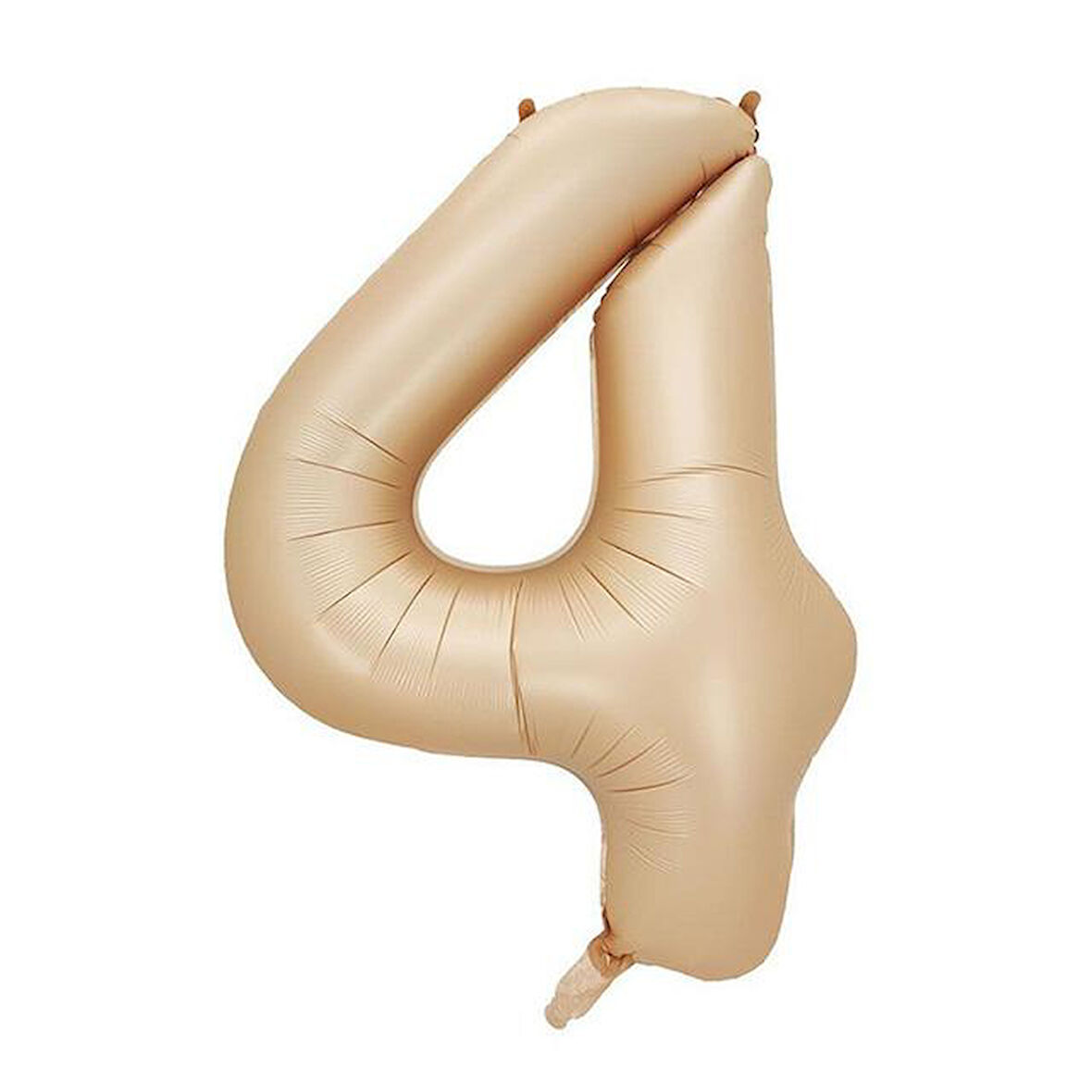 4 Rakam Karamel Folyo Balon 40 inç 100 cm