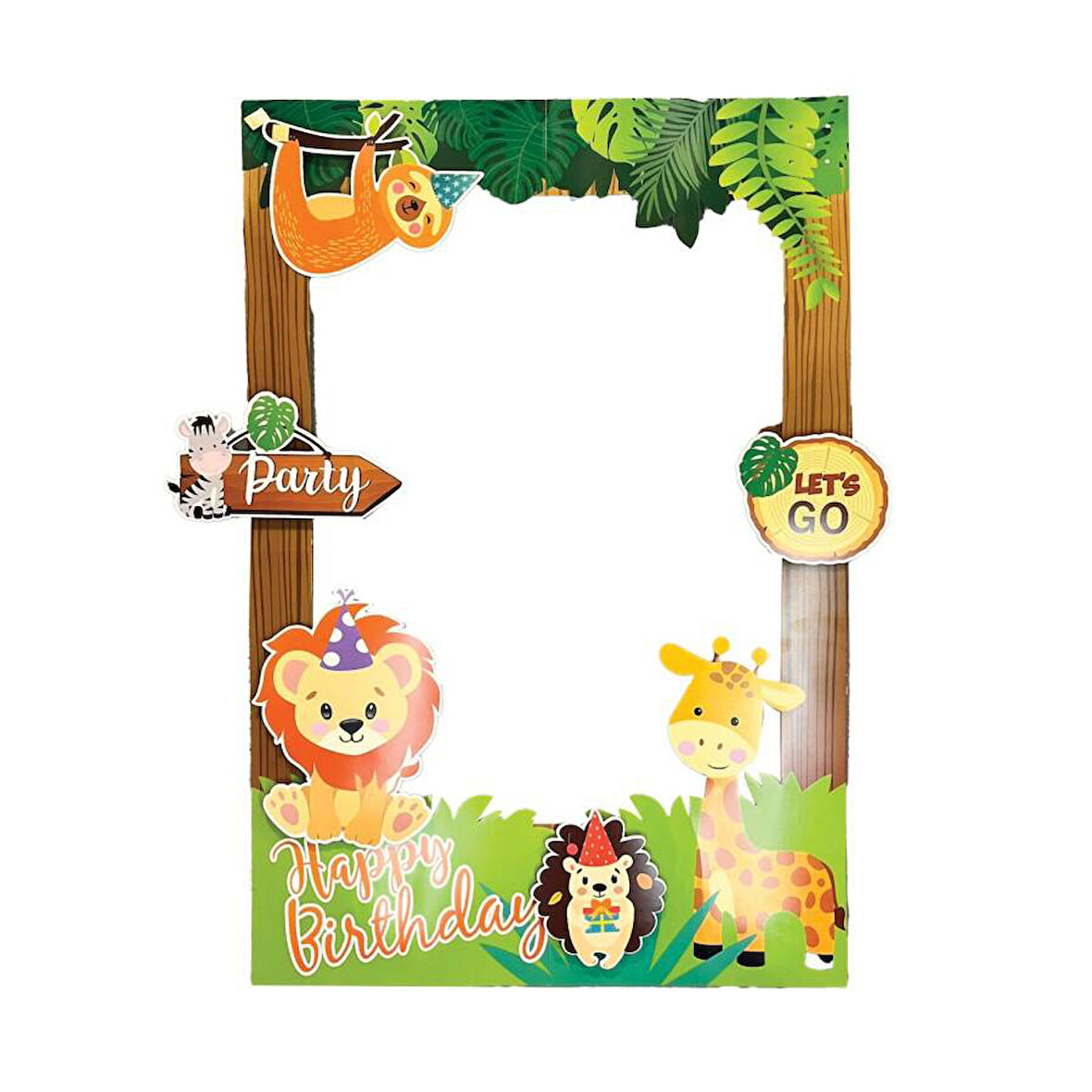 Safari Temalı Karton Çerçeve 58x55 cm