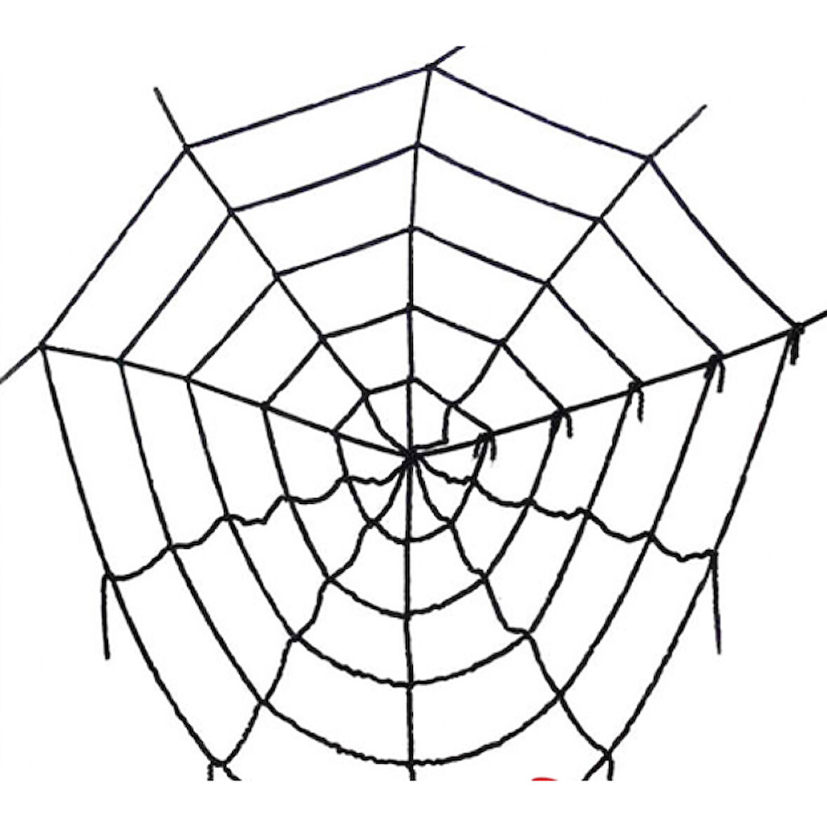 Halloween Örümcek Ağı 1x1 Metre Siyah