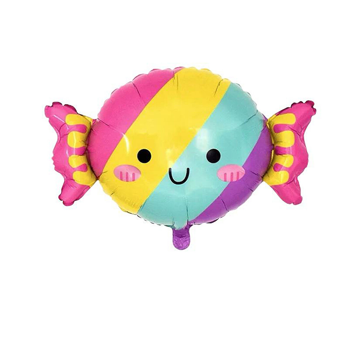 Renkli Şeker Folyo Balon 63x45 cm