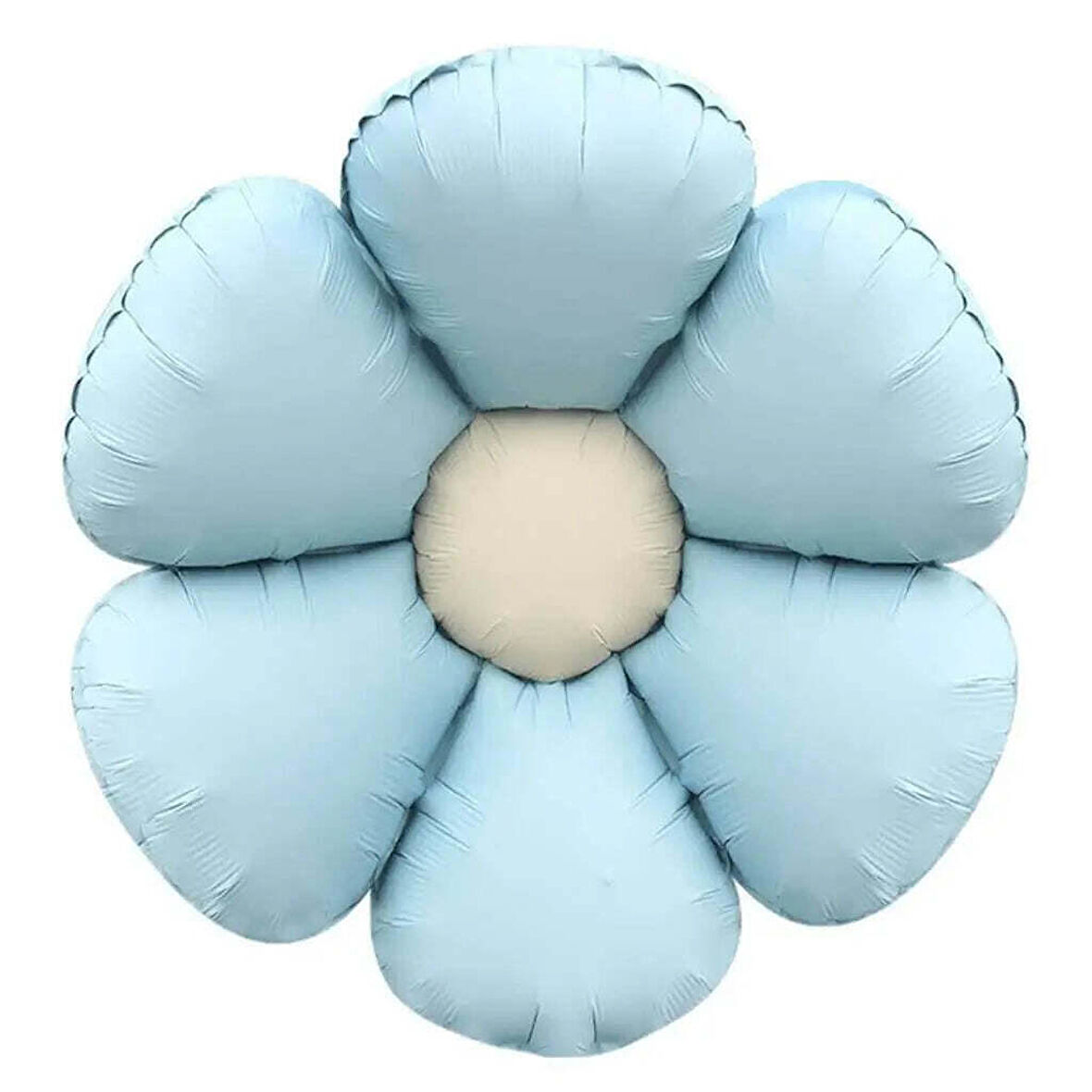 Mavi Papatya Folyo Balon 60x60 cm