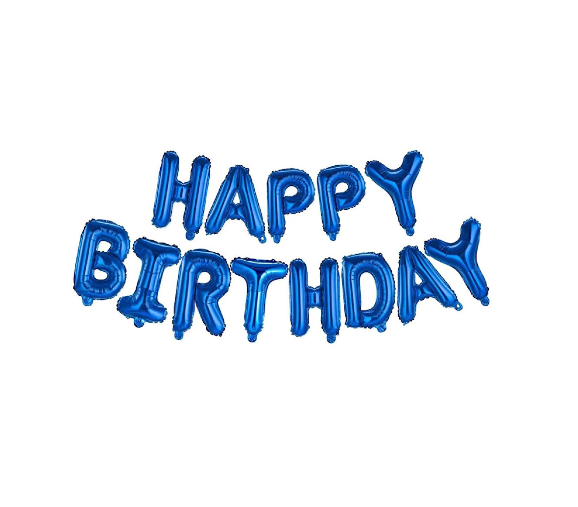 Happy Bırthday Mavi Folyo Balon