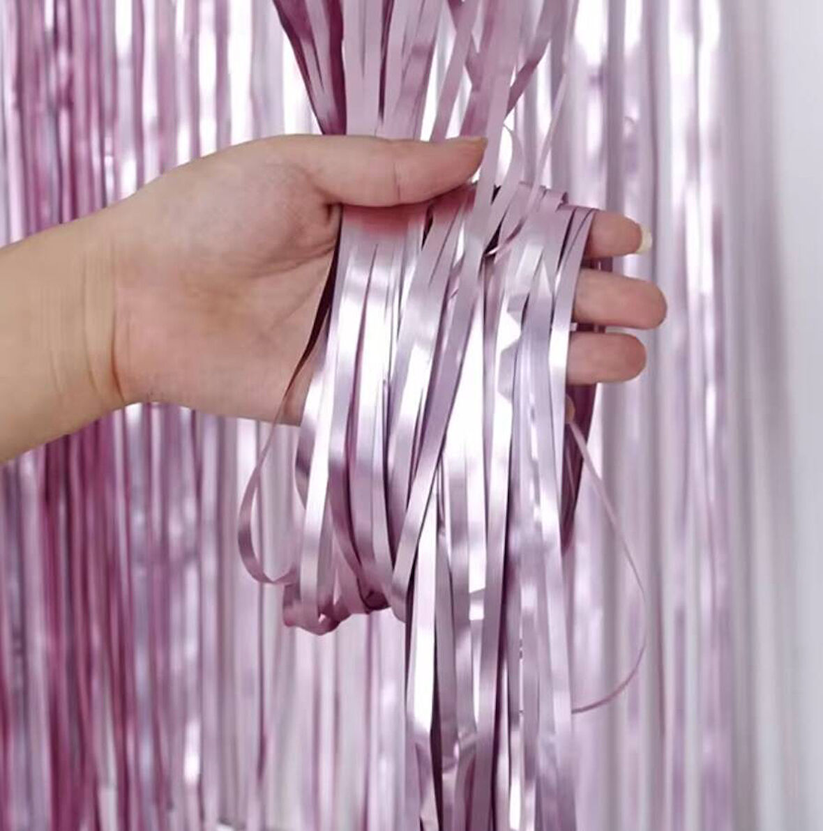Mat Pembe Renk Masa Püskülü 240x 75 cm